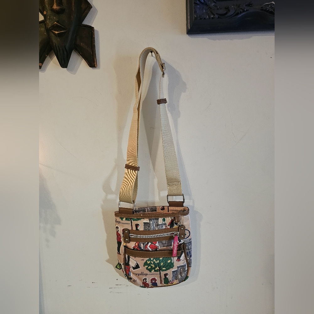 Lily Bloom Shopaholic Cityscape Crossbody Bag